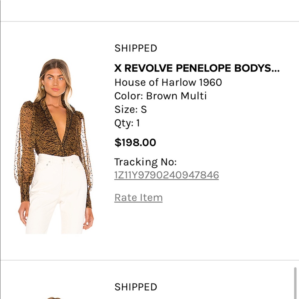 House of Harlow blouse!